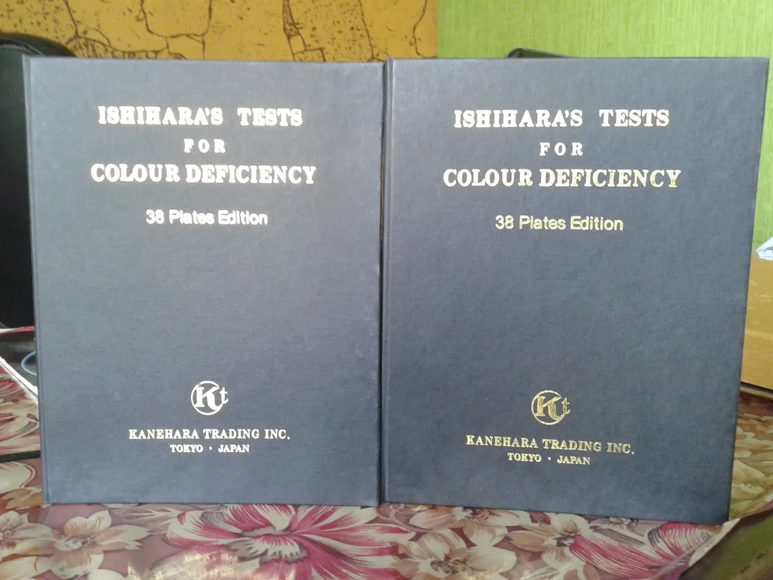 Ishihara Colour Blindness Test Book